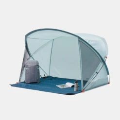Quechua Abri à Arceaux De Camping - 4 Places - Arpenaz 4P -Camping En Plein Air Soldes abri a arceaux de camping 4 places arpenaz 4p 2