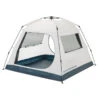 Quechua Abri De Camping 4 Places - Base Easy Fresh - Polyvalent, Instantané à Arceaux -Camping En Plein Air Soldes abri de camping 4 places base easy fresh polyvalent instantane a arceaux