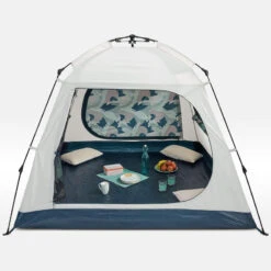 Quechua Abri De Camping 4 Places - Base Easy Fresh - Polyvalent, Instantané à Arceaux 14 Quechua Abri De Camping 4 Places - Base Easy Fresh - Polyvalent, Instantané à Arceaux -Camping En Plein Air Soldes abri de camping 4 places base easy fresh polyvalent instantane a arceaux 2