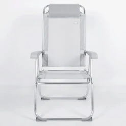 Camping En Plein Air Soldes -Camping En Plein Air Soldes aktive chaise pliante haute avec dossier haut reglable 5 positions gris 1