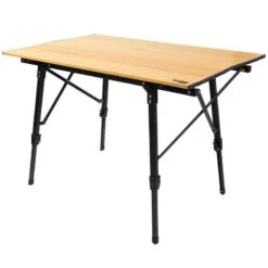 Camping En Plein Air Soldes 38 AKTIVE - Table Pliante Glampling Hauteur Réglable. Table De Camping, 90 X 57 Cm