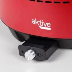 Barbecue De Table Sans Fumée Rond Rouge 2 En 1 Ø34 Cm Aktive -Camping En Plein Air Soldes barbecue de table sans fumee rond rouge 2 en 1 o34 cm aktive 4