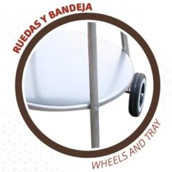 Barbecue Portable Rond 4 Hauteurs Aktive -Camping En Plein Air Soldes barbecue portable rond 4 hauteurs aktive 4