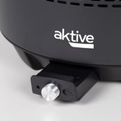 Barbecue Rond Noir Sans Fumée 2 En 1 Ø34 Cm Aktive -Camping En Plein Air Soldes barbecue rond noir sans fumee 2 en 1 o34 cm aktive 4