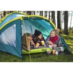Bestway Pavillo Active Mount 3 Tente (210 + 140) X 240 X 130 Cm -Camping En Plein Air Soldes bestway pavillo active mount 3 tente 210 140 x 240 x 130 cm 2