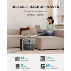 BLUETTI AC200P Générateur Solaire 2000Wh/2000W Pour Camping-car, Maison 9 BLUETTI AC200P Générateur Solaire 2000Wh/2000W Pour Camping-car, Maison -Camping En Plein Air Soldes bluetti ac200p generateur solaire 2000wh2000w pour camping car maison 1