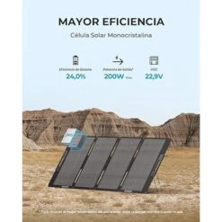 BLUETTI Panneau Solaire MP200 Pour Camping, Jardin, Voyage -Camping En Plein Air Soldes bluetti panneau solaire mp200 pour camping jardin voyage 1