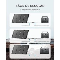 BLUETTI Panneau Solaire MP200 Pour Camping, Jardin, Voyage -Camping En Plein Air Soldes bluetti panneau solaire mp200 pour camping jardin voyage 2