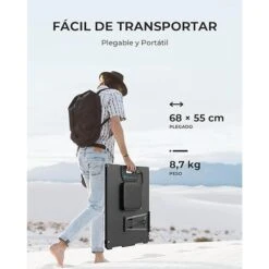 BLUETTI Panneau Solaire MP200 Pour Camping, Jardin, Voyage -Camping En Plein Air Soldes bluetti panneau solaire mp200 pour camping jardin voyage 3