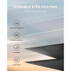 BLUETTI Panneau Solaire PV120 120W Pour Centrales Électriques EB3A Pour Camping -Camping En Plein Air Soldes bluetti panneau solaire pv120 120w pour centrales electriques eb3a pour camping 3