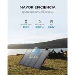 BLUETTI Panneau Solaire PV120S Pour Camping, Jardin, Voyage -Camping En Plein Air Soldes bluetti panneau solaire pv120s pour camping jardin voyage 1