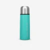 Quechua Bouteille Isotherme Inox 0,4L Avec Gobelet Pour La Randonnée - Turquoise -Camping En Plein Air Soldes bouteille isotherme inox 04l avec gobelet pour la randonnee turquoise