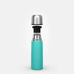 Quechua Bouteille Isotherme Inox 0,4L Avec Gobelet Pour La Randonnée - Turquoise 19 Quechua Bouteille Isotherme Inox 0,4L Avec Gobelet Pour La Randonnée - Turquoise -Camping En Plein Air Soldes bouteille isotherme inox 04l avec gobelet pour la randonnee turquoise 7