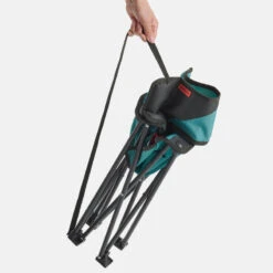 Quechua CHAISE BASSE PLIANTE DE CAMPING MH100 Bleue -Camping En Plein Air Soldes chaise basse pliante de camping mh100 bleue 2