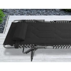 Chaise Longue Torget - Transat - Bain De Soleil 190x60x30 Cm - 150 Kg - Pliable -Camping En Plein Air Soldes chaise longue torget transat bain de soleil 190x60x30 cm 150 kg pliable 5