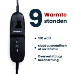 Couverture Électrique Luvego Avec Polaire/Sherpa - Brun Foncé -Camping En Plein Air Soldes couverture electrique luvego avec polairesherpa brun fonce 3