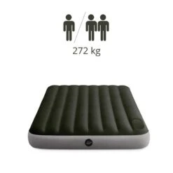 Intex Downy Full Airbed - Lit Gonflable - 191x137x25cm - Avec Accessoires -Camping En Plein Air Soldes downy full airbed lit gonflable 191x137x25cm avec accessoires 2