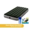 Intex Downy Twin Airbed With Foot BIP - Lit Gonflable - 191x99x25cm - Avec Accessoires -Camping En Plein Air Soldes downy twin airbed with foot bip lit gonflable 191x99x25cm avec accessoires