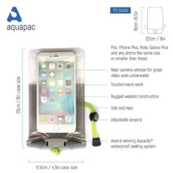 Aquapac Etui Professionnel étanche Pour Téléphone Plus Vert Citron -Camping En Plein Air Soldes etui professionnel etanche pour telephone plus vert citron 3