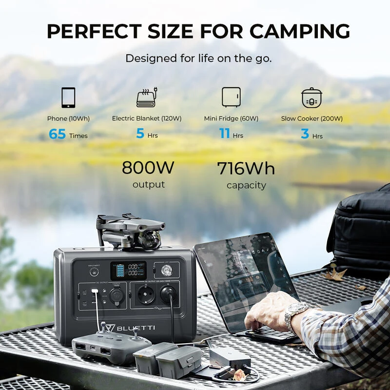 Générateur Solaire BLUETTI EB70 716Wh 4 Générateur Solaire BLUETTI EB70 716Wh – Image 2
