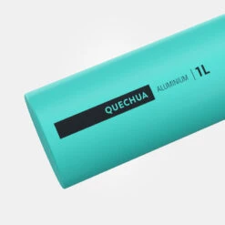 Quechua Gourde Alu 1L Avec Bouchon à Ouverture Rapide Pour La Randonnée - Vert -Camping En Plein Air Soldes gourde alu 1l avec bouchon a ouverture rapide pour la randonnee vert 2