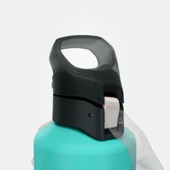 Quechua Gourde Alu 1L Avec Bouchon à Ouverture Rapide Pour La Randonnée - Vert -Camping En Plein Air Soldes gourde alu 1l avec bouchon a ouverture rapide pour la randonnee vert 4