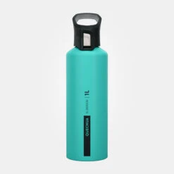 Quechua Gourde Alu 1L Avec Bouchon à Ouverture Rapide Pour La Randonnée - Vert -Camping En Plein Air Soldes gourde alu 1l avec bouchon a ouverture rapide pour la randonnee vert 9