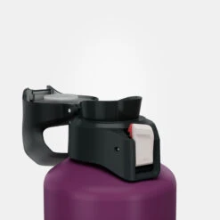 Quechua Gourde Alu 1L Avec Bouchon à Ouverture Rapide Pour La Randonnée - Violet -Camping En Plein Air Soldes gourde alu 1l avec bouchon a ouverture rapide pour la randonnee violet 6
