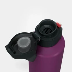 Quechua Gourde Alu 1L Avec Bouchon à Ouverture Rapide Pour La Randonnée - Violet -Camping En Plein Air Soldes gourde alu 1l avec bouchon a ouverture rapide pour la randonnee violet 7