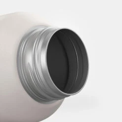 Quechua Gourde Inox 0,6L Avec Bouchon à Vis Pour La Randonnée - Blanc -Camping En Plein Air Soldes gourde inox 06l avec bouchon a vis pour la randonnee blanc 6