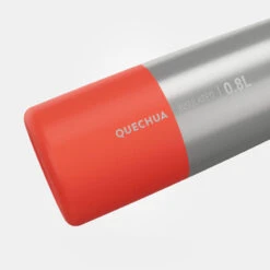 Quechua Gourde Isotherme Inox 0,8L Bouchon à Ouverture Rapide Pour La Randonnée - Rouge -Camping En Plein Air Soldes gourde isotherme inox 08l bouchon a ouverture rapide pour la randonnee rouge 2