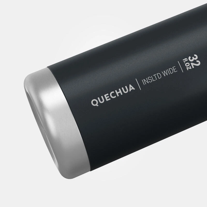 Quechua Gourde MH100 Isotherme (inox Double Paroi à Vide D'air) 0,95L Large Ouverture 5 Quechua Gourde MH100 Isotherme (inox Double Paroi à Vide D'air) 0,95L Large Ouverture – Image 3