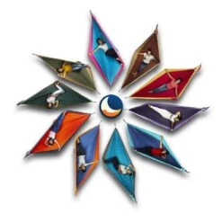 TICKET TO THE MOON Hamac Original Bleu / Turquoise -Camping En Plein Air Soldes hamac original bleu turquoise 3