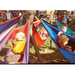 TICKET TO THE MOON Hamac TTTM Compact Jaune Foncé -Camping En Plein Air Soldes hamac tttm compact jaune fonce 4