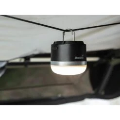 Lampe De Camping LED - Tarfala - Rechargeable USB - Autonomie 110h - Noir -Camping En Plein Air Soldes lampe de camping led tarfala rechargeable usb autonomie 110h noir 2