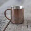 Lemmel Mug Isolé à Double Paroi - Acier Inoxydable/Cuivre - Logo Lemmel -Camping En Plein Air Soldes lemmel mug isole a double paroi acier inoxydablecuivre logo lemmel
