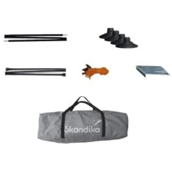 Paravent De Camping Bora - Brise-Vue - 6,0 X 1,4 M - Résistant Au Vent - Gris -Camping En Plein Air Soldes paravent de camping bora brise vue 60 x 14 m resistant au vent gris 6