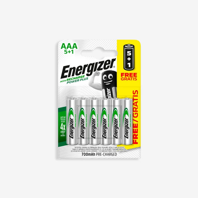 Piles Rechargeables Energizer 5+1 AAA/HR3 700mAh 3 Piles Rechargeables Energizer 5+1 AAA/HR3 700mAh