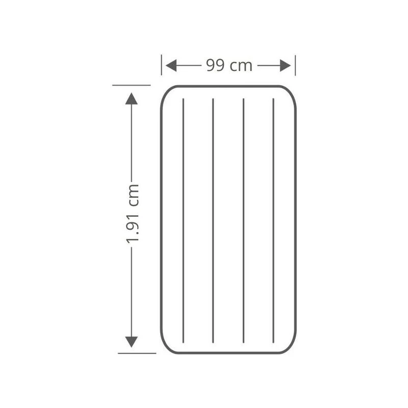 Intex Prestige Downy Jr. Twin Airbed - Lit Gonflable - 191x99x25cm - Avec Accessoires 6 Intex Prestige Downy Jr. Twin Airbed - Lit Gonflable - 191x99x25cm - Avec Accessoires – Image 4