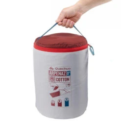 Quechua SAC DE COUCHAGE EN COTON POUR LE CAMPING - ARPENAZ 0° COTON -Camping En Plein Air Soldes sac de couchage en coton pour le camping arpenaz 0 coton 9