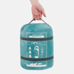 Quechua SAC DE COUCHAGE ENFANT 2 EN 1 - SLEEPIN BED JUNIOR 10°C BLEU -Camping En Plein Air Soldes sac de couchage enfant 2 en 1 sleepin bed junior 10c bleu 1