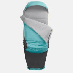 Quechua SAC DE COUCHAGE ENFANT 2 EN 1 - SLEEPIN BED JUNIOR 10°C BLEU -Camping En Plein Air Soldes sac de couchage enfant 2 en 1 sleepin bed junior 10c bleu 3