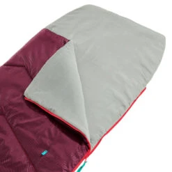 Quechua SAC DE COUCHAGE ENFANT MH100 10°C - PRUNE -Camping En Plein Air Soldes sac de couchage enfant mh100 10c prune 7