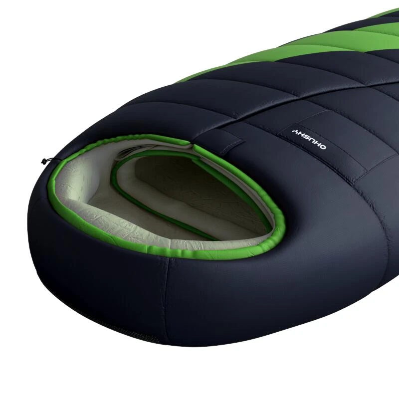 Husky Sac De Couchage Momie Espace -6°C 2021 220 X 85 Cm - Gris Avec Vert - Adultes 6 Husky Sac De Couchage Momie Espace -6°C 2021 220 X 85 Cm - Gris Avec Vert - Adultes – Image 4