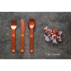 SET 3 COUVERTS MAGNÉTIQUES MAGWARE - CAMPING BIVOUAC - ALUMINUM DUR - AVEC ÉTUI -Camping En Plein Air Soldes set 3 couverts magnetiques magware camping bivouac aluminum dur avec etui 3