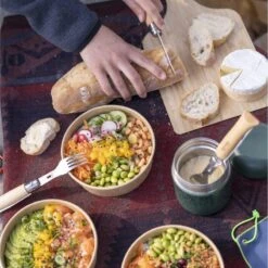 Set Complet Opinel Picnic+ - Opinel N°8 + Embouts Cuillère Et Fourchette -Camping En Plein Air Soldes set complet opinel picnic opinel n8 embouts cuillere et fourchette 4