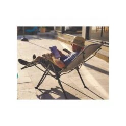 SOPLAIR Chaise Longue Relax Belem Réglable En Hauteur Compact Camping-Car -Camping En Plein Air Soldes soplair chaise longue relax belem reglable en hauteur compact camping car 4