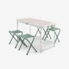Quechua TABLE DE CAMPING PLIANTE - 4 TABOURETS - 4 À 6 PERSONNES 2 Quechua TABLE DE CAMPING PLIANTE - 4 TABOURETS - 4 À 6 PERSONNES -Camping En Plein Air Soldes table de camping pliante 4 tabourets 4 a 6 personnes