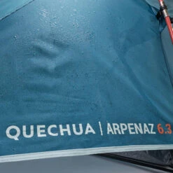 Quechua Tente à Arceaux De Camping - Arpenaz 6.3 - 6 Personnes - 3 Chambres -Camping En Plein Air Soldes tente a arceaux de camping arpenaz 63 6 personnes 3 chambres 6