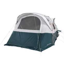 Quechua Tente à Arceaux De Camping - Arpenaz 6.3 F&B - 6 Personnes - 3 Chambres -Camping En Plein Air Soldes tente a arceaux de camping arpenaz 63 f and b 6 personnes 3 chambres 4